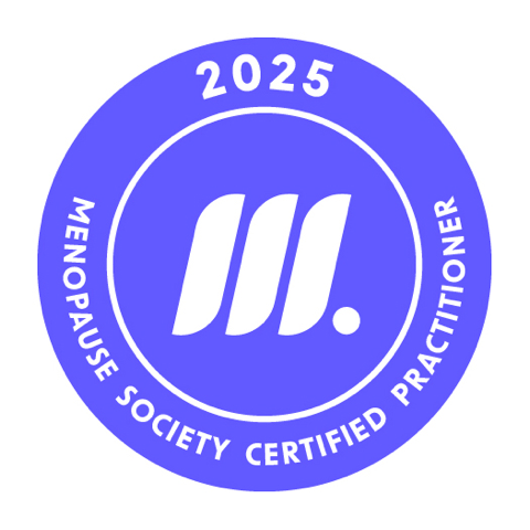 Menopause Society Certified Practitioner badge for 2025